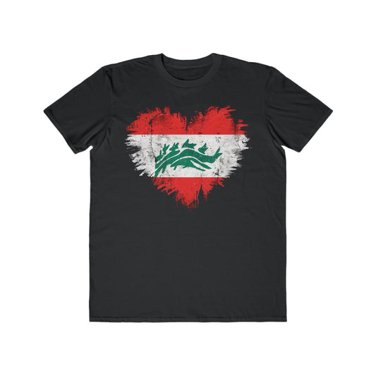 A Heart for Lebanon - Unisex Lightweight Fashion Tee